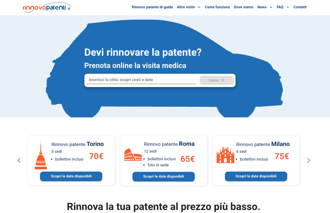 Caso Studio RinnovoPatenti.it - LNW